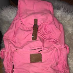 PINK Neon pink backpack